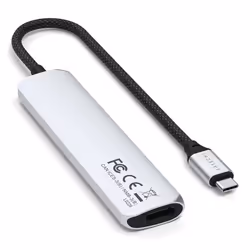 Satechi ST-P6SS hub di interfaccia USB tipo-C 10000 Mbit/s Argento - Vista aggiuntiva 4