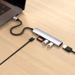 Satechi ST-P6SS hub di interfaccia USB tipo-C 10000 Mbit/s Argento - Vista aggiuntiva 7