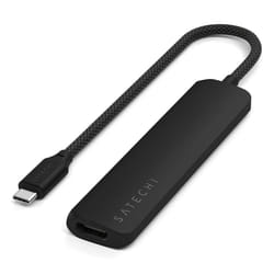 Satechi ST-P6SK hub di interfaccia USB tipo-C 10000 Mbit/s Nero