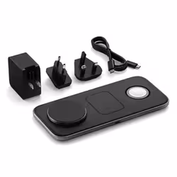 Satechi Qi2 Trio Orologio intelligente, Cuffie, Smartphone Grigio USB Carica wireless Interno - Vista aggiuntiva 3