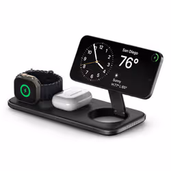 Satechi Qi2 Trio Orologio intelligente, Cuffie, Smartphone Grigio USB Carica wireless Interno - Vista aggiuntiva 4