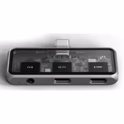 Satechi ST-HXRAJM replicatore di porte e docking station per laptop USB 3.2 Gen 2 (3.1 Gen 2) Type-C Grigio - Vista aggiuntiva 2
