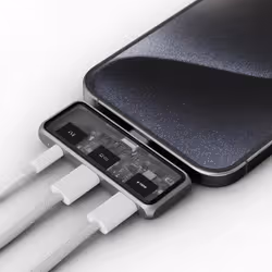 Satechi ST-HXRAJM replicatore di porte e docking station per laptop USB 3.2 Gen 2 (3.1 Gen 2) Type-C Grigio - Vista aggiuntiva 6