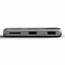 Satechi ST-HXRSDM replicatore di porte e docking station per laptop USB 3.2 Gen 2 (3.1 Gen 2) Type-C Grigio - Vista aggiuntiva 4