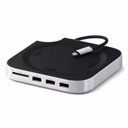 Satechi ST-GNMMES replicatore di porte e docking station per laptop Cablato USB 3.2 Gen 2 (3.1 Gen 2) Type-C Argento - Vista aggiuntiva 2