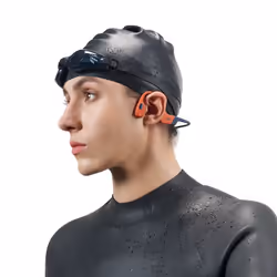 SHOKZ OpenSwim Pro Auricolare Wireless Passanuca Sport Bluetooth Nero, Rosso - Vista aggiuntiva 5