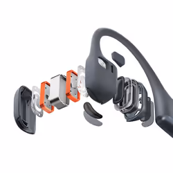 SHOKZ OpenRun Pro 2 Auricolare Wireless A clip Sport Bluetooth Nero - Vista aggiuntiva 4