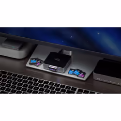 OWC Atlas lettore di schede USB 3.2 Gen 2 (3.1 Gen 2) Type-C Nero - Vista aggiuntiva 8