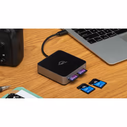 OWC Atlas lettore di schede USB 3.2 Gen 2 (3.1 Gen 2) Type-C Nero - Vista aggiuntiva 8