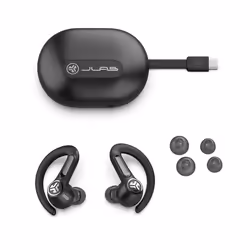 JLab Epic Sport ANC 3 Cuffie Wireless A clip, In-ear Bluetooth Nero