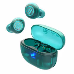 JLab Go Pop ANC Auricolare True Wireless Stereo (TWS) In-ear Musica e Chiamate Bluetooth Colore foglia di tè, Trasparente - Vista aggiuntiva 2