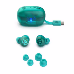 JLab Go Pop ANC Auricolare True Wireless Stereo (TWS) In-ear Musica e Chiamate Bluetooth Colore foglia di tè, Trasparente - Vista aggiuntiva 3