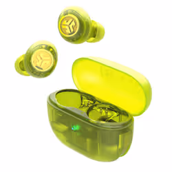 JLab Go Pop ANC Auricolare True Wireless Stereo (TWS) In-ear Musica e Chiamate Bluetooth Colore foglia di tè, Trasparente - Vista aggiuntiva 2