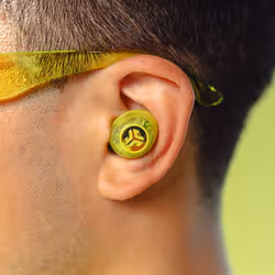 JLab Go Pop ANC Auricolare True Wireless Stereo (TWS) In-ear Musica e Chiamate Bluetooth Colore foglia di tè, Trasparente - Vista aggiuntiva 6