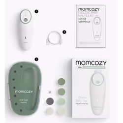 Momcozy 416508 tronchesina e forbicine per unghie del bambino Bianco - Vista aggiuntiva 5
