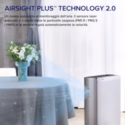 Levoit PURIFICATORE D'ARIA INTELLIGENTE EverestAir per Ambienti Grandi, Monitoraggio della Qualità dell’Aria a 3 Canali, Prefiltro Lavabile, Controllo Smart, Ideale per Chi Soffre di Allergie - Vista aggiuntiva 5