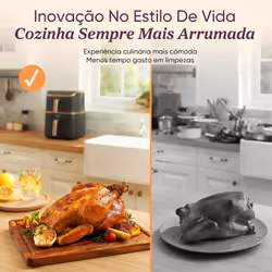 Cosori KOSP0040EUN friggitrice Singolo 10,8 L Indipendente 2630 W Friggitrice ad aria calda Nero, Oro - Vista aggiuntiva 5