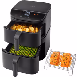 Cosori Friggitrice ad Aria Turbo Tower™ 10,8 Litri Grigio Scuro - Vista aggiuntiva 2