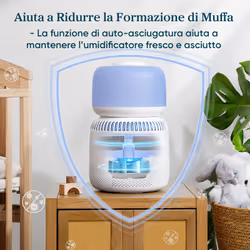 Levoit UMIDIFICATORE EVAPORATIVO PER BAMBINI Sprout, 3,8 L, ideale per cameretta e stanza dei bambini - Vista aggiuntiva 6