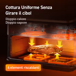 Cosori Friggitrice ad Aria Dual Blaze TwinFry™ 10 Litri Bianca - Vista aggiuntiva 3