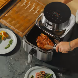 Cosori ICONIC Single Singolo 6,2 L Indipendente 1725 W Friggitrice ad aria calda Acciaio inox - Vista aggiuntiva 6