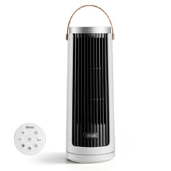 Levoit Windi Mini Plus Ventilatore a torre, 7,0 m/s, 5 velocità, timer da 1 a 12 ore, oscillazione di 90°, ricaricabile, portatile, ideale per l’uso sulla scrivania, adatto per l’uso all’aperto.