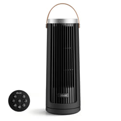 Levoit Windi Mini Ventilatore a torre, 7,0 m/s, 5 velocità, timer da 1 a 12 ore, oscillazione di 90°, portatile, ideale per l’uso sulla scrivania