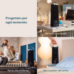 Levoit Windi Mini Ventilatore a torre, 7,0 m/s, 5 velocità, timer da 1 a 12 ore, oscillazione di 90°, portatile, ideale per l’uso sulla scrivania - Vista aggiuntiva 8