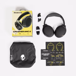 Skullcandy Crusher ANC 2 Cuffie Con cavo e senza cavo A Padiglione Musica e Chiamate USB tipo-C Bluetooth Grigio - Vista aggiuntiva 6