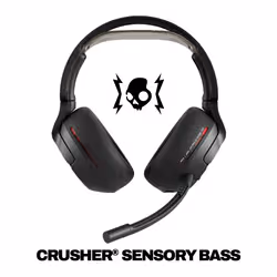 Skullcandy Crusher PLYR 720 Cuffie gaming Bluetooth Nero - Vista aggiuntiva 3