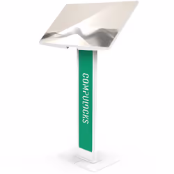 Compulocks 140WLBPW, 81,3 cm (32"), Universale, 75x75mm and 100x100mm VESA, Bianco, Bianco, 75 x 75,100 x 100 mm