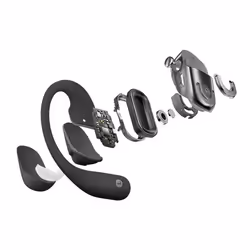 SHOKZ OpenFit 2+ Cuffie Wireless A clip, In-ear Musica e Chiamate Bluetooth Nero