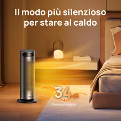 Dreo Termoventilatore Ceramico Solaris SH628, 2000W, Riscaldatore elettrico rapido - Vista aggiuntiva 4