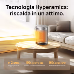 Dreo Termoventilatore Ceramico Atom 318,1500W Riscaldatore ambiente elettrico - Vista aggiuntiva 2