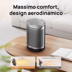 Dreo Termoventilatore Ceramico Atom 318,1500W Riscaldatore ambiente elettrico - Vista aggiuntiva 5