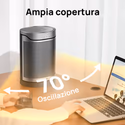 Dreo Termoventilatore Ceramico Atom 318,1500W Riscaldatore ambiente elettrico - Vista aggiuntiva 6