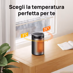 Dreo Termoventilatore Ceramico Atom 416, 1500W, Riscaldatore ambiente elettrico - Vista aggiuntiva 7
