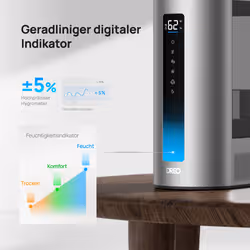 Dreo HM713S umidificatore 6 L Argento 280 W - Vista aggiuntiva 5