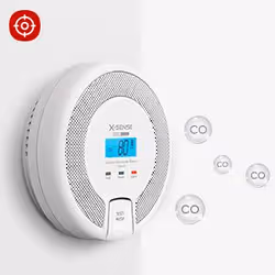X-Sense CO03D sensore per fumo Rivelatore di monossido di carbonio Cablato - Vista aggiuntiva 3