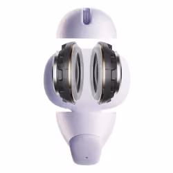 SHOKZ OpenDots Air Auricolare Wireless clip auricolare Chiamate/Musica/Sport/Tutti i giorni Bluetooth Viola - Vista aggiuntiva 3