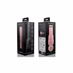 Fleshlight Pink Lady Destroya Masturbatore tascabile Nero, Rosa Silicone - Vista aggiuntiva 5