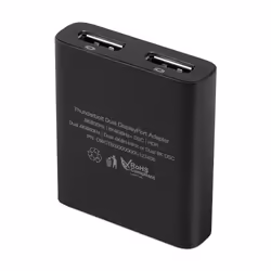 OWC Thunderbolt Dual DisplayPort Adapter adattatore grafico USB 7680 x 4320 Pixel Nero - Vista aggiuntiva 6