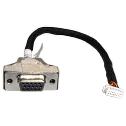 Shuttle PVG01 VGA port expansion kit for Slim-PCs 15-pin Mini D-Sub 2 x 10-pin Nero, Acciaio inox, Bianco