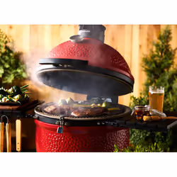 Kamado Joe BJ24RHC barbecue per l'aperto e bistecchiera Grill Zona cottura Carbone (combustibile) Rosso - Vista aggiuntiva 7