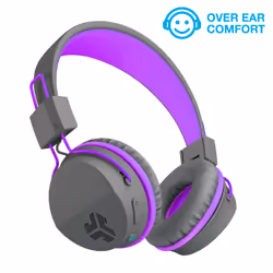 JLab IEUHBSTUDIORGRYPRPL4 cuffia e auricolare Cuffie Wireless A Padiglione MUSICA Micro USB Bluetooth Blu, Grafite, Viola - Vista aggiuntiva 4
