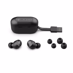 JLab GO Air POP True Wireless Cuffie True Wireless Stereo (TWS) In-ear Musica e Chiamate Bluetooth Nero - Vista aggiuntiva 4