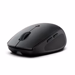 JLab Go Recharge, Ambidestro, Bluetooth + USB Type-A, 1600 DPI, Nero