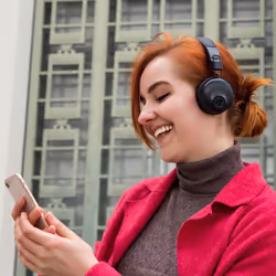 JLab Studio Wireless On-Ear Auricolare Con cavo e senza cavo A Padiglione Musica e Chiamate Bluetooth Nero - Vista aggiuntiva 4