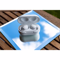JLab IEUEBJBUDSAIRRWHT82 cuffia e auricolare Cuffie True Wireless Stereo (TWS) In-ear MUSICA Bluetooth Bianco - Vista aggiuntiva 4