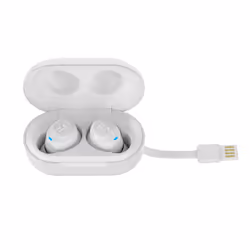 JLab IEUEBJBUDSAIRRWHT82 cuffia e auricolare Cuffie True Wireless Stereo (TWS) In-ear MUSICA Bluetooth Bianco - Vista aggiuntiva 6